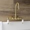 Kingston Brass AE5T7 3-3/8 Inch Wall Mount Tub Faucet, Brushed Brass AE5T7 - alternate 5